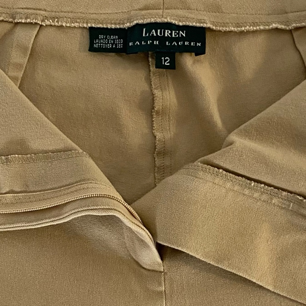 Lauren By Ralph Lauren Stretch  Twill Pant Sz 12